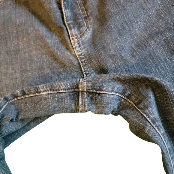 Y2K French Dressing Dark Wash Slim High Rise Bootcut Straight Jeans Size 10 - Picture 7 of 10